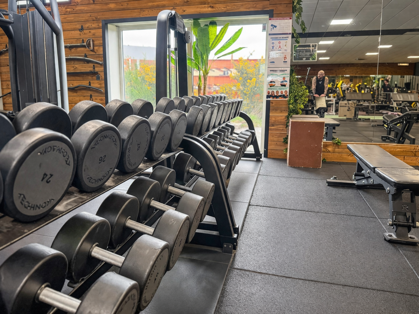 Rack haltères jusqu'à 60 kg FitGood Nantes