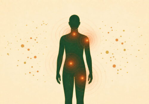 Illustration éditoriale : inflammation chronique et résistance à la perte de poids — FitGood Nantes